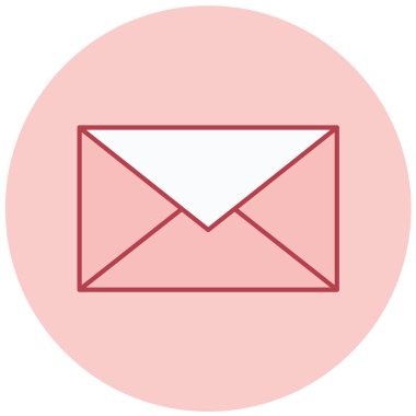 E- posta simgesi vektör illüstrasyonu