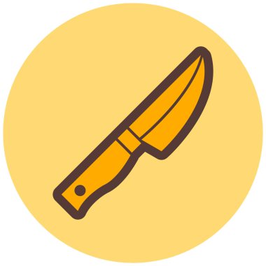 Bıçak. Web simgesi basit illüstrasyon