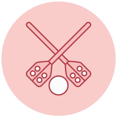 Beyzbol. Web simgesi basit illüstrasyon