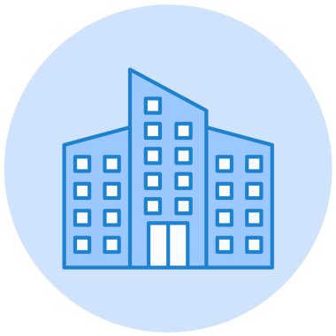 Bina. Web simgesi basit tasarım