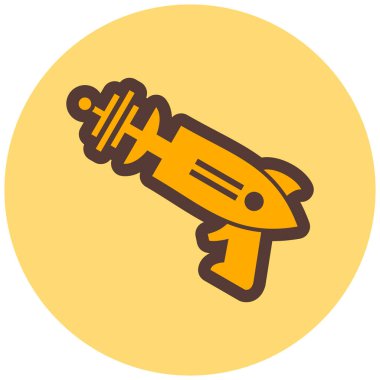 Bir roket simgesinin vektör çizimi