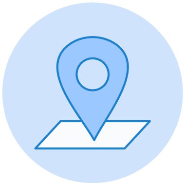 konum. Web simgesi basit illüstrasyon