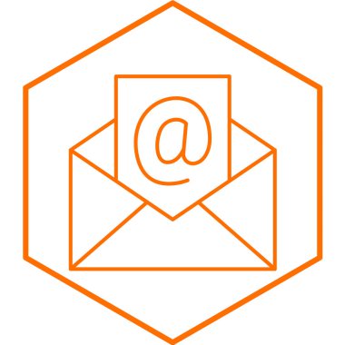 e- posta simgesi vektör illüstrasyonu