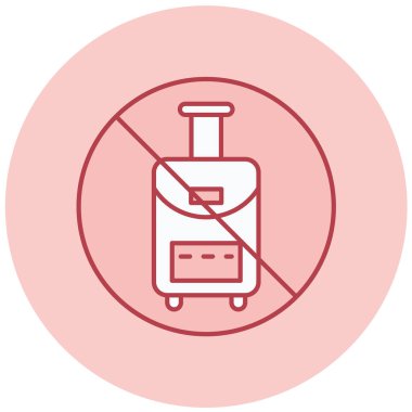 Bagaj simge vektör çizim