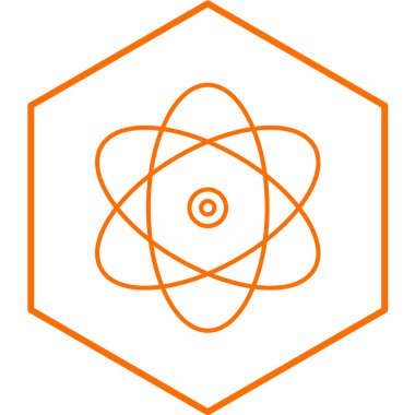 Nebula basit simgesi, vektör illüstrasyonu