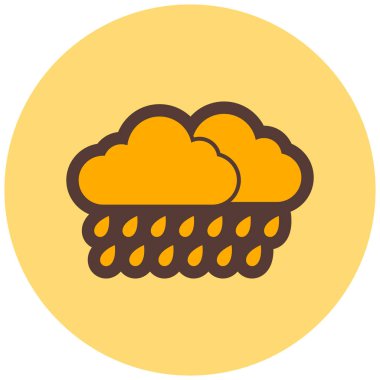 Bulut. Web simgesi basit tasarım