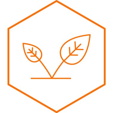 bitki modern ikon vektör illüstrasyonu