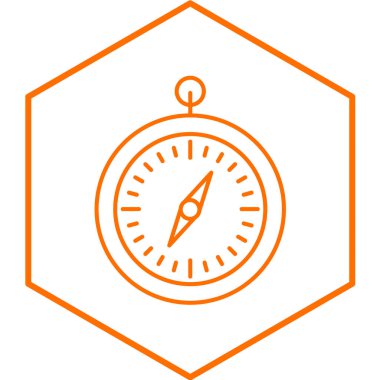 Yönsel Araç simgesi, vektör illüstrasyonu