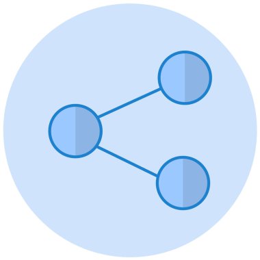 Paylaş. Web simgesi basit illüstrasyon