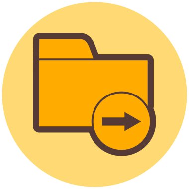 Dosya. Web simgesi basit illüstrasyon