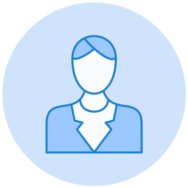 avatar. Web simgesi basit illüstrasyon