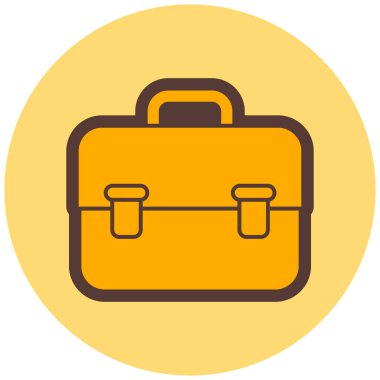 Çanta. Web simgesi basit illüstrasyon