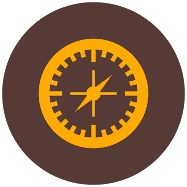 Pusula. Web simgesi basit illüstrasyon