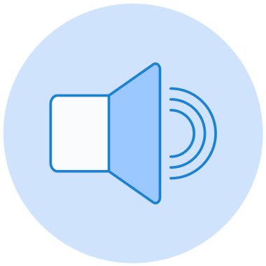 ses simgesi vektör illüstrasyonu