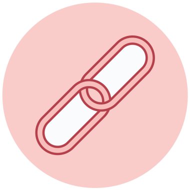 bağlantı simgesi vektör illüstrasyonu