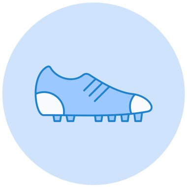 Spor ayakkabı. Web simgesi basit illüstrasyon