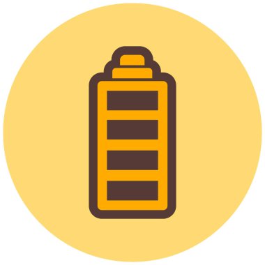 Pil. Web simgesi basit illüstrasyon