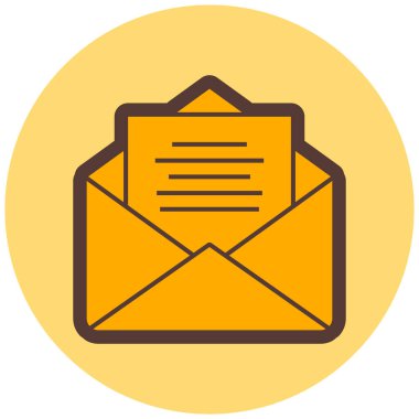 E- posta simgesi vektör illüstrasyonu