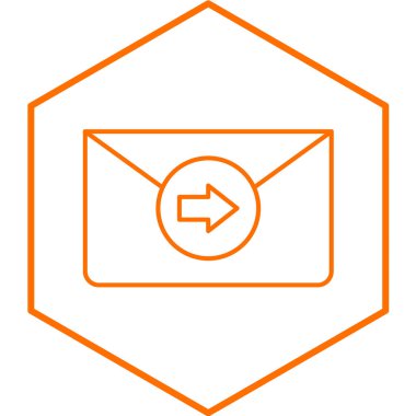 Gönderme simgesinin vektör illüstrasyonu