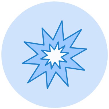 Yıldız. Web simgesi basit illüstrasyon