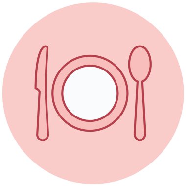 Tabak. Web simgesi basit tasarım