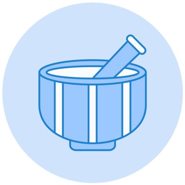 Kabuk simgesi ve vektör illüstrasyonlu havan topu