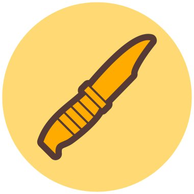 bıçak simgesi modada izole edilmiş arkaplan