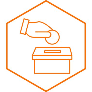 Charity simgesi, vektör illüstrasyonu