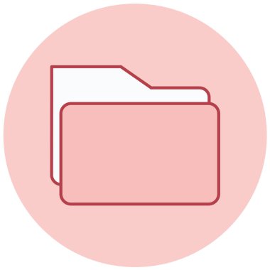 Dosya. Web simgesi basit illüstrasyon