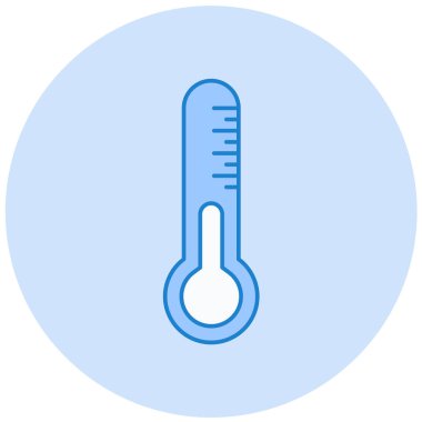 Termometre. Web simgesi basit tasarım