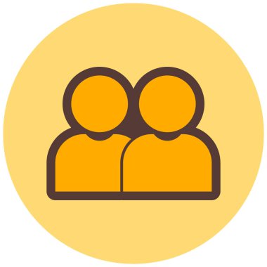 kullanıcı. Web simgesi basit illüstrasyon