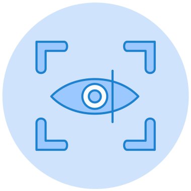 göz vektör simgesi modern basit tasarım