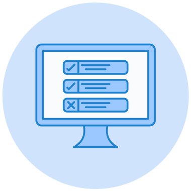 Kodlama. Web simgesi basit illüstrasyon