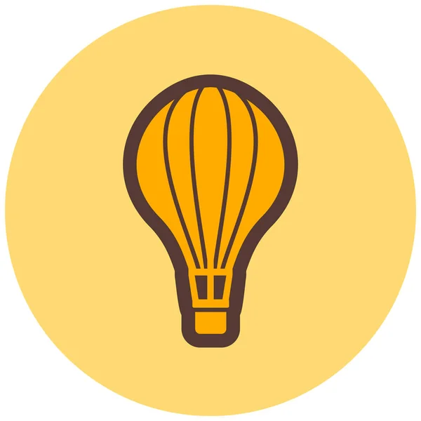 熱気球のアイコンベクトル図 — ストックベクタ