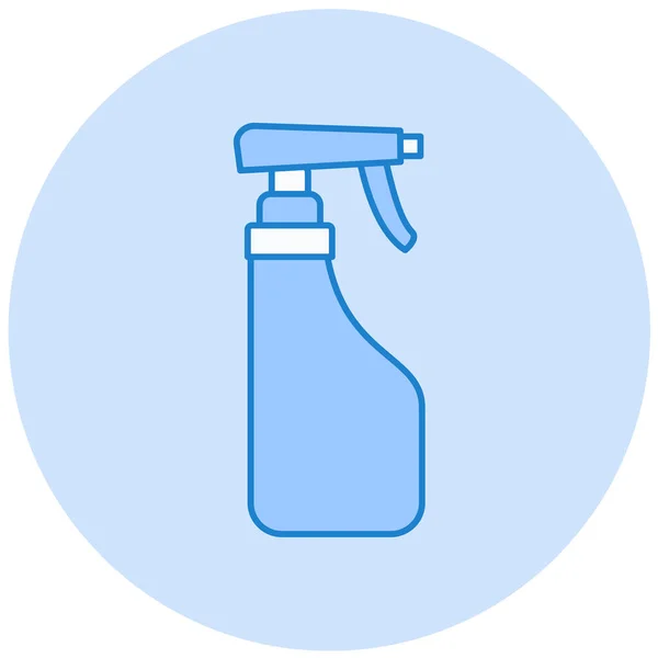 Botella Spray Icono Web Ilustración Simple — Vector de stock