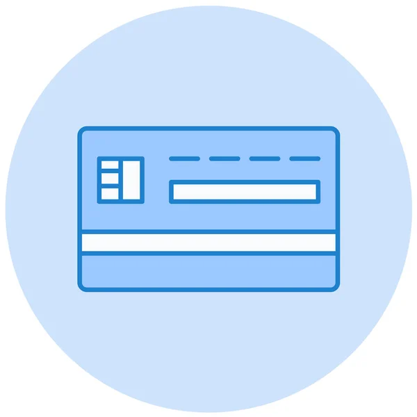 Kreditkarte Webikone — Stockvektor