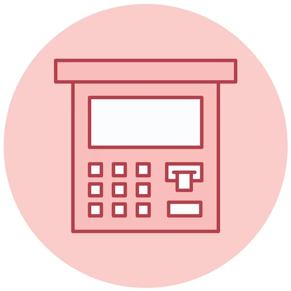 Atm Machine Vectorillustratie — Stockvector