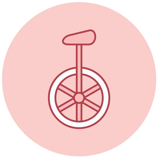 Bicicleta Ícone Web Ilustração Simples —  Vetores de Stock
