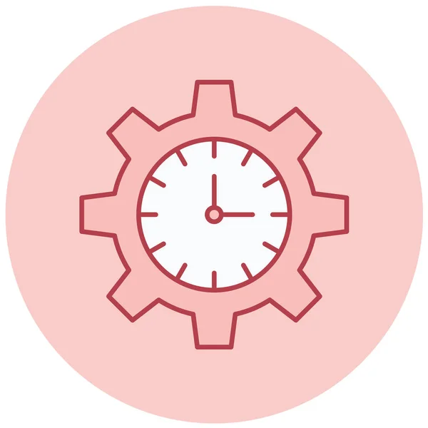 时间管理向量图标现代简单设计 — 图库矢量图片