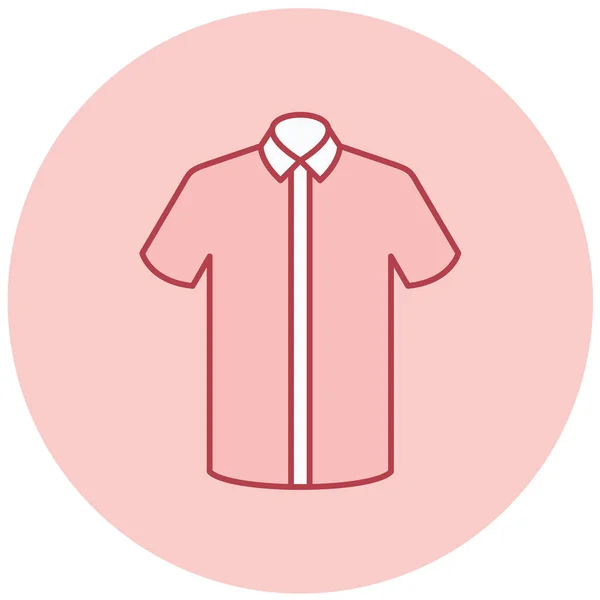 Icono Camisa Ilustración Vectorial — Vector de stock