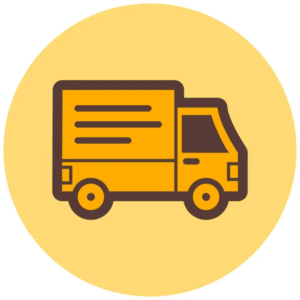 Delivery Truck Simple Design — Stock Vector