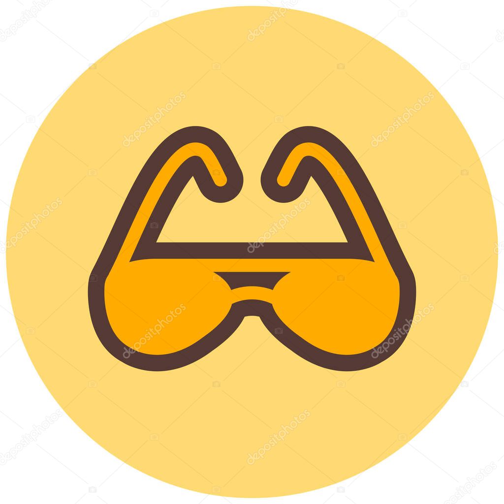 glasses. web icon simple illustration