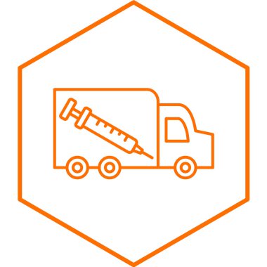 Aşı Teslimatı 'nın vektör çizimi