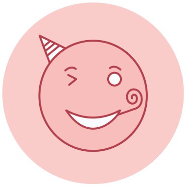 yüz simgesi, vektör illüstrasyonu