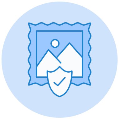 resim modern simge vektör illüstrasyonu