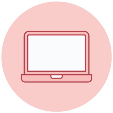 Bilgisayar. Web simgesi basit illüstrasyon