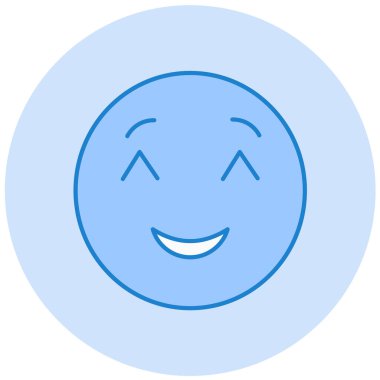 yüz simgesi, vektör illüstrasyonu