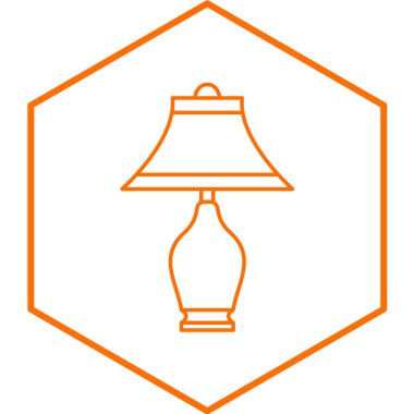 Lamba ikonu. vektör illüstrasyonu