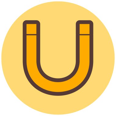 Mıknatıs Web simgesi basit illüstrasyon