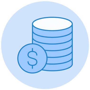 finans ve bankacılık renkli vektör simgesi